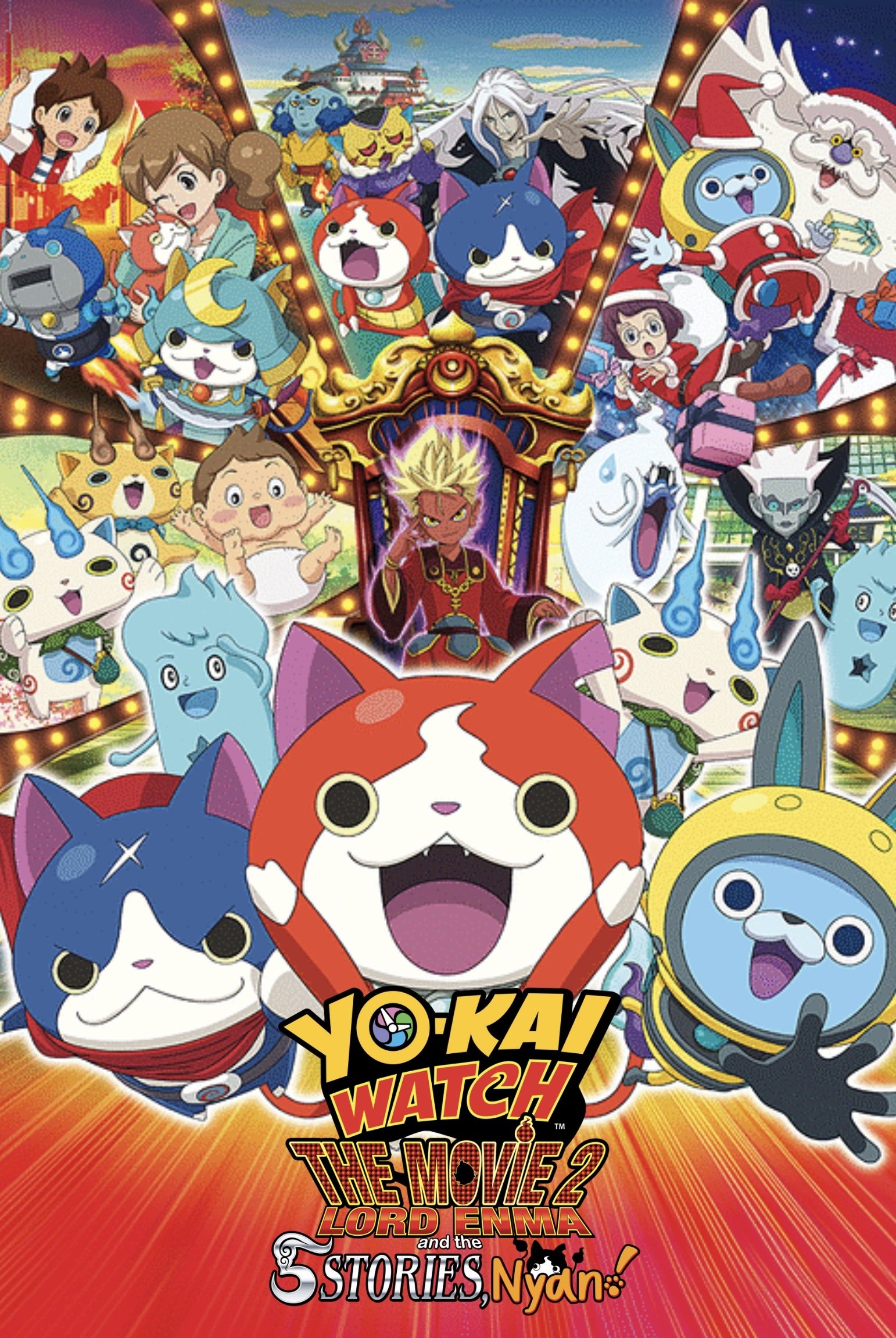 Yo-kai Watch The Movie 2: Lord Enma and the Stories, Nyan! poster